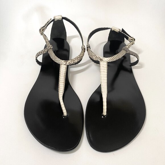 Genuine Snake Skin Leather Sandals Handmade - Picture 6 of 8